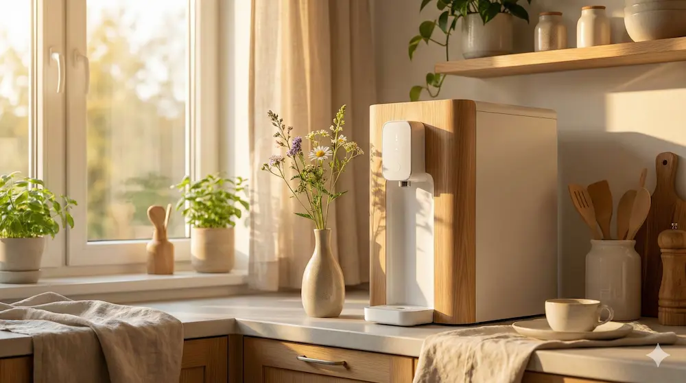 ウォーターサーバーのあるキッチン